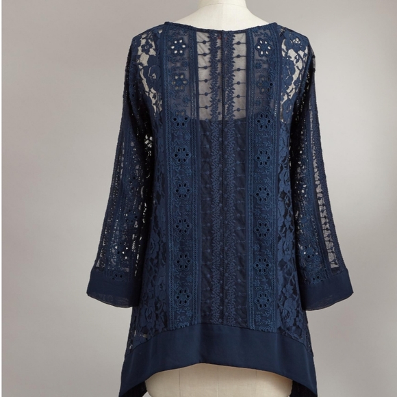 FINAL SALE 🆕🌿SUNDANCE LACE TUNIC🌿 - Picture 3 of 4